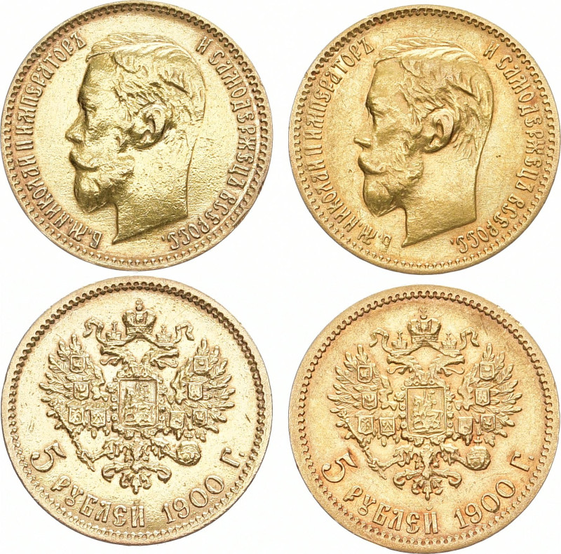 RUSSLAND GROSSFUERSTENTUM / KAISERREICH
Nikolaus II., 1894 - 1917. 5 Rubel 1900...