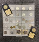 DEUTSCHLAND AB 1871 Gemischte Lots.
 Konvolut von Münzen aus der BRD und DDR von 5 Pfennig bis 20 Mark. 33 Stück.