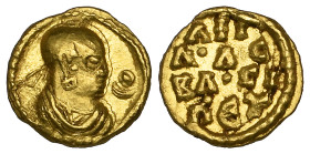 Aksumite, Aphilas (late 3rd cent. AD), fractional gold unit, bust right, rev., king's names in four lines, 0.34g (AC type 8; M-H AV.1), about extremel...