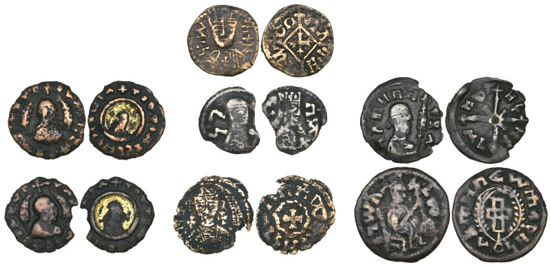 Aksumite, miscellaneous bronze units (6) of Ouazebas (2, AC 57), Wazena (AC 120)...