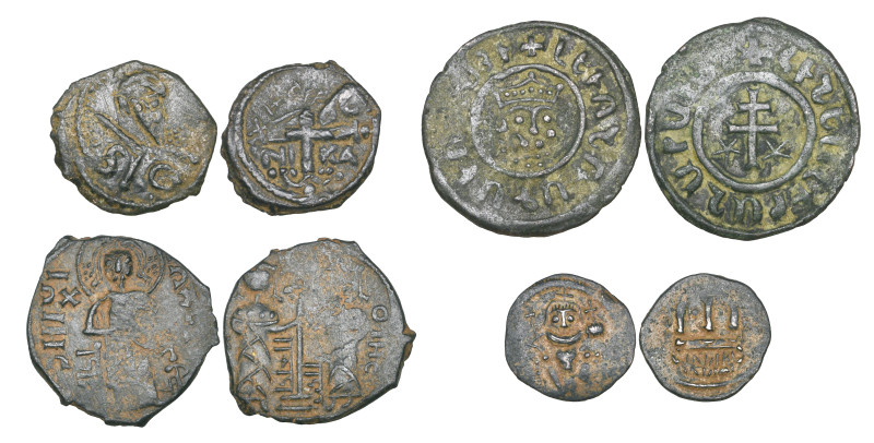 Crusaders, Antioch, Tancred, follis (Schl. II, 7; Malloy 4), overstruck, very fi...