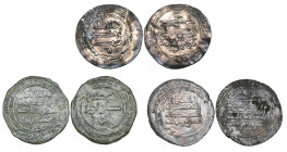 Tulunid, Ahmad b. Tulun (254-270h), cast fals, Thughur al-Shamiya 264h, 3.50g (Miles, Tarsus 20), fine, rare; Khumarawayh b. Ahmad (270-282h), dirham,...