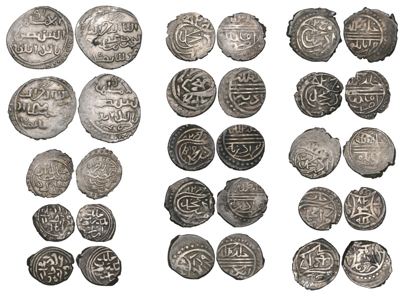 Ottoman, Orhan (724-763h; AD 1324-62), akches (2), citing al-Mustansir (Album 12...