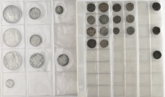 Miscellaneous Islamic coins (94), mainly silver, a few in bronze, including Ottoman, Afghanistan, Yemen, Egypt and earlier issues, mainly fine to very...