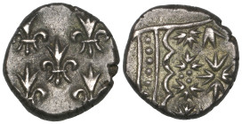 India, French Possessions, Pondicherry, 2 fanon (1720-1837), 3.01g (VG 25), obverse off-centre, extremely fine

Estimate: 100 - 150