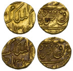 India, Hyderabad, Mir Mahbub Ali Khan (AH 1285-1329; AD 1869-1911), sixteenth-ashrafis (2), both 1314, 0.70g, 0.69g (KM Y.18), extremely fine (2)

E...