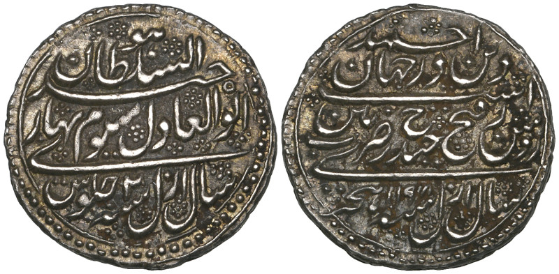 India, Mysore, Tipu Sultan (1782-99), rupee, AH 1198, year 2 (1783), Patan, 11.4...