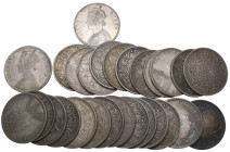 India, Victoria, rupees (26), 1840 w.w. (S.&W. 3.33), 1862 Calcutta (2), Bombay (15-dots 1-2 (3), 0-3 (2), 0-4 (2), 0-5 (2), 0-6 (2), 0-7 (2), 0-10 (2...