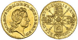 George I, quarter-guinea, 1718 (S. 3638), minor scuff, extremely fine

Estimate: 500 - 700