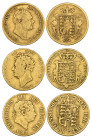 g George III – William IV, half-sovereigns (3), 1817, 1828, 1835 large size (S. 3786, 3803, 3831), fair to about fine (3)

Estimate: 500 - 700