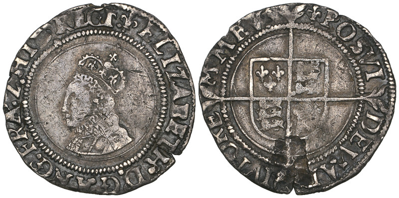 Elizabeth I, First Coinage, groat, m.m. lis, small bust left, possibly taken fro...