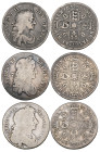 Charles II, halfcrowns (3), 1663 XV, 1672 V. QVARTO third bust, 1676 V. OCTAVO (E.S.C. 439, 459, 472; S. 3361, 3366, 3367), fair to fine (3)

Estima...