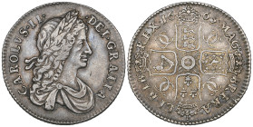 Charles II, shilling, 1663, first bust variety with varied arrangement of hair (E.S.C. 506; S. 3372), good very fine

Estimate: 400 - 600