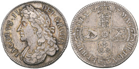 James II, halfcrown, 1687 TERTIO, first bust (E.S.C. 753; S. 3408), very fine

Estimate: 200 - 250