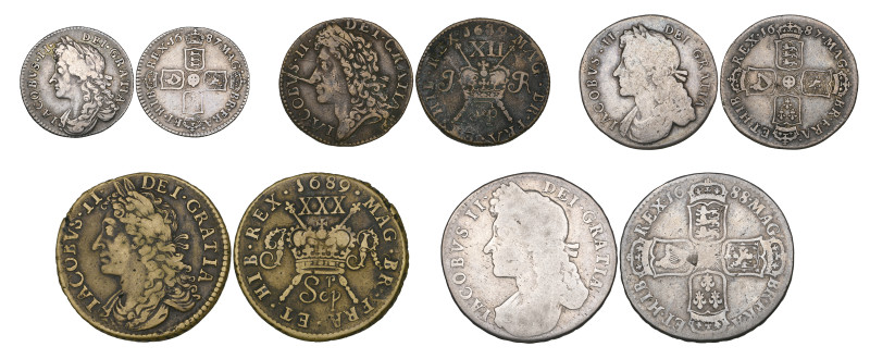 James II, halfcrown, 1688 QVARTO, second bust (E.S.C. 759; S. 3409), fair, shill...