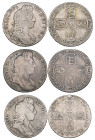 William III, halfcrowns (3), all Chester mint, 1696 c (small c), 1696 C (large C), 1697 C (E.S.C. 1064, 1065, 1068; S. 3477, 3489), fair to good fine ...