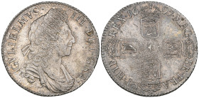 William III, shilling, 1697 (E.S.C. 1132; S. 3511), with adjustment marks and struck from clashed dies, about extremely fine, practically as struck
...