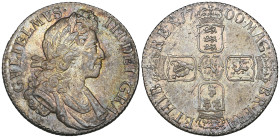 William III, shilling, 1700 (E.S.C. 1150; S. 3516), choice mint state, richly toned

Estimate: 400 - 600