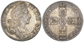 William III, sixpence, 1697, first V of GVLIELMVS is an inverted A (E.S.C. 1236; S. 3538), extremely fine

Estimate: 150 - 200