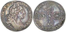 William III, sixpence, 1697 N (E.S.C. 1291; S. 3535), adjustment marks, good very fine

Estimate: 150 - 200