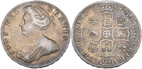 Anne, crown, 1707 roses and plumes, edge reads SEXTO (E.S.C. 1343; S. 3578), light graffiti in obverse field, fine to good fine

Estimate: 250 - 350