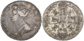 Anne, halfcrown, 1705 plumes (E.S.C. 1360; S. 3581), surface marks on obverse, about very fine, reverse better

Estimate: 300 - 400