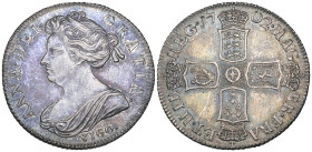 Anne, shilling, 1702 VIGO (E.S.C. 1387; S. 3585), extremely fine, obverse with rich gunmetal toning

Estimate: 1000 - 1500