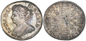 Anne, shilling, 1714 roses and plumes, fourth bust (E.S.C. 1412; S. 1161), rather haymarked, otherwise extremely fine and toned

Estimate: 300 - 400