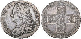 George II, crown, 1751 (E.S.C. 1671; S. 3690), fine to good fine

Estimate: 250 - 350