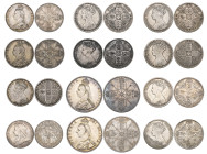 Victoria, ‘Godless’ florin, 1849 and ‘Gothic’ florins (6), 1856, 1865, 1869, 1879 (2), 1887, very good to good fine; with Jubilee head, double-florins...