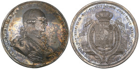 Mexico, Carlos IV, Proclamation in Mexico City, 1789, silver medal, Minería issue by [G.A.] Gil, King’s bust right wearing Orders of the Golden Fleece...