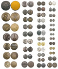 Miscellaneous commemorative medals (37), in base metal, mainly European and 18th and 19th century, two cased; et infra (4), mainly very fine, some bet...