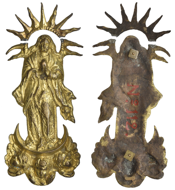 Venetian School (16th century), The Immaculate Conception, silhouetted gilt-bron...