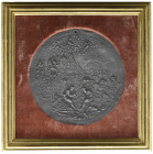 Germany, Hans Jamnitzer workshop (c. 1570), Mercury sending Argos to Sleep and The Decapitation of Argos, a pair of lead plaques, the former with Merc...