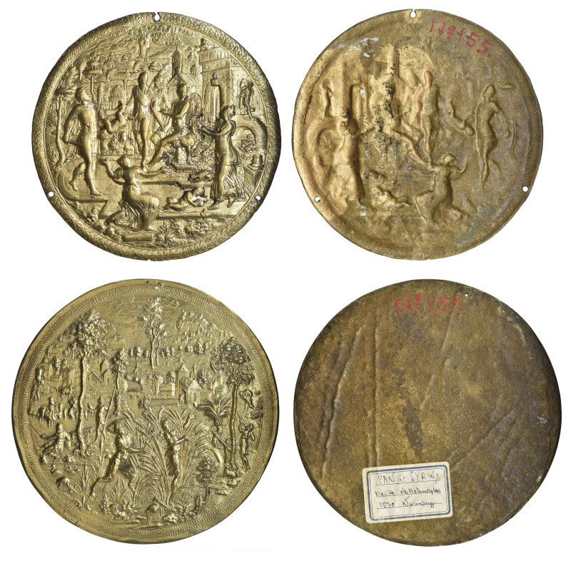 Germany, Workshop of Hans Jamnitzer (1539-1603), Judgement of Solomon, bronze-gi...