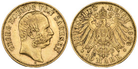 g Germany, Saxony, Georg, 10 marks, 1903 E, very fine to good very fine

Estimate: 200 - 250
