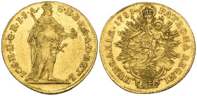 Hungary, Joseph II (1780-90), ducat, 1781, 3.48g (F. 196), light surface scuffs, extremely fine

Estimate: 500 - 700