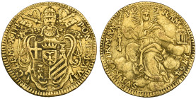 Italy, Vatican, Clement XIII (1758-69), zecchino, 1764, 3.35g (F. 237), buckled, about very fine

Estimate: 200 - 300