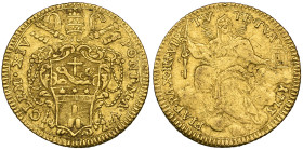 Italy, Vatican, Clement XIV (1769-74), zecchino, 1773, 3.40 (F. 240), good fine

Estimate: 250 - 300