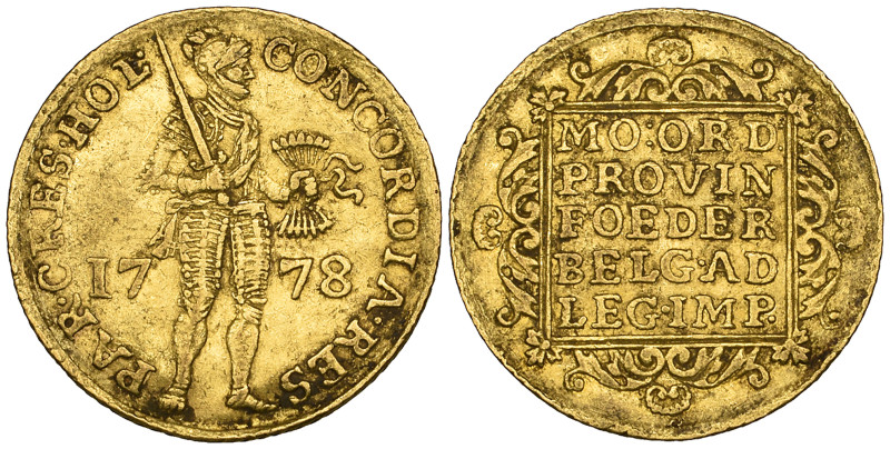 Netherlands, Holland, ducat, 1778, 3.43g (F. 250), about very fine

Estimate: ...