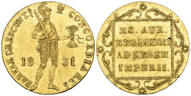 Poland, Revolution (1830-31), ducat, 1831, Warsaw mint, 3.49g (F. 114), extremely fine

Estimate: 1200 - 1500