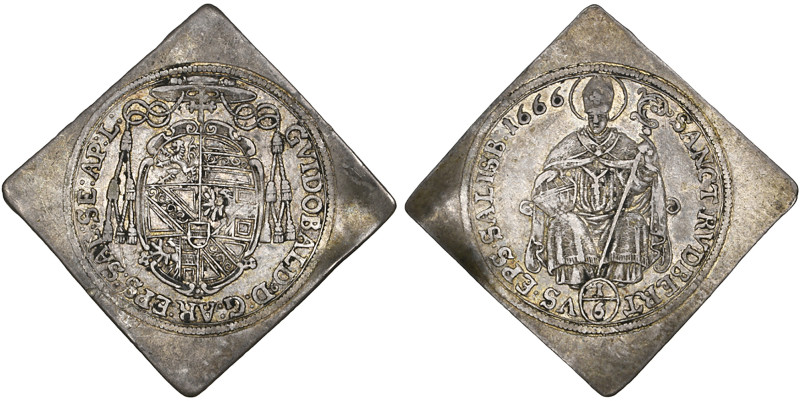 Austria, Salzburg, Guidobald Graf von Thun-Hohenstein (1654-68), sixth-taler kli...