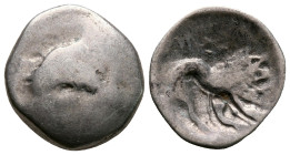 Southern Gaul. Insubres 150-100 BC. Drachm AR, imitating Massalia.
