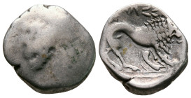Southern Gaul. Insubres 150-100 BC. Drachm AR, imitating Massalia.