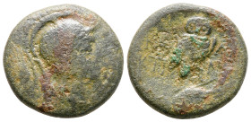 Sicily. Kalakte circa 100 BC. Bronze Æ
