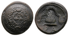 Kings of Macedon. Uncertain mint. Alexander III "the Great" 336-323 BC. Bronze Æ