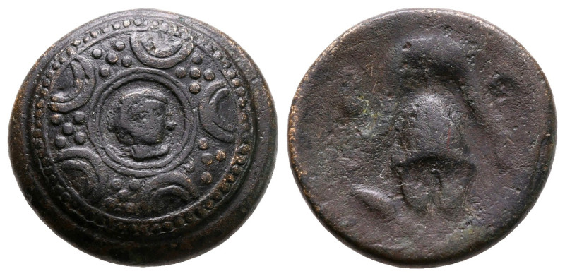 Kings of Macedon. Uncertain mint. Alexander III "the Great" 336-323 BC. 
Bronze...