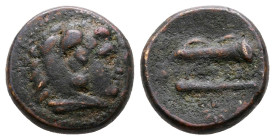 Kings of Macedon. Uncertain mint. Alexander III "the Great" 336-323 BC. Bronze Æ