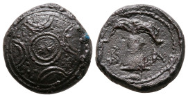 Kings of Macedon. Uncertain mint. Alexander III "the Great" 336-323 BC. Bronze Æ
