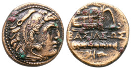 Kings of Macedon. Uncertain mint in Western Asia Minor. Alexander III "the Great" 336-323 BC. Bronze Æ